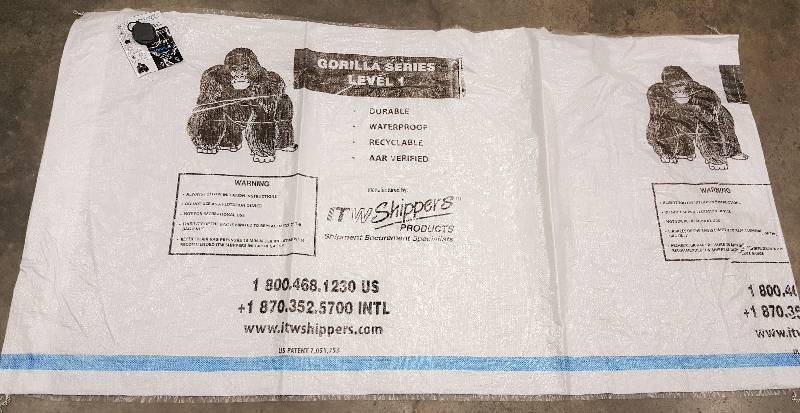 lot 7447 image: Gorilla Level 1 Lightweight Airbag to lock in or support the load.