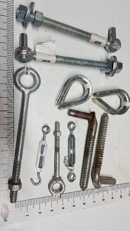 lot 5281 image: All new and gate hardware with some extra pieces youre going to need sooner or later