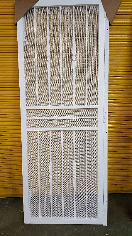 lot 5227 image: Heres the deal on this heavy metal outside  courtyard or whatever door.  Each one is being sold separate
