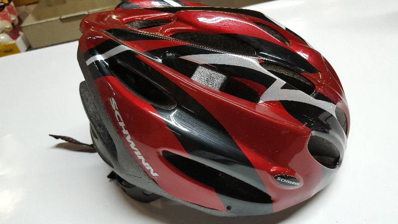 lot 5244 image: New adult Schwinn bicycle riders helmet in cool colors