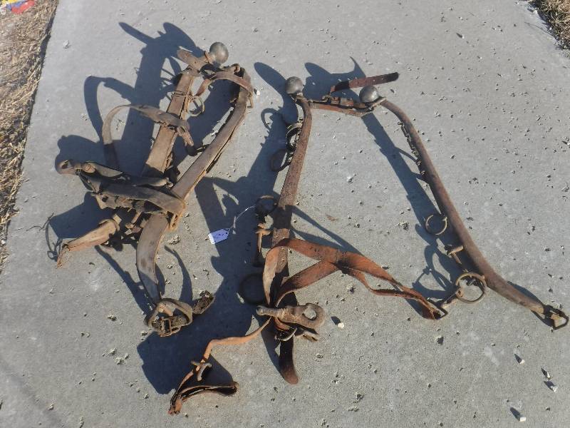 lot 3330 image: antique horse hames