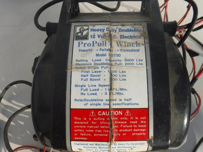 lot 3340 image: 12 volt winch works