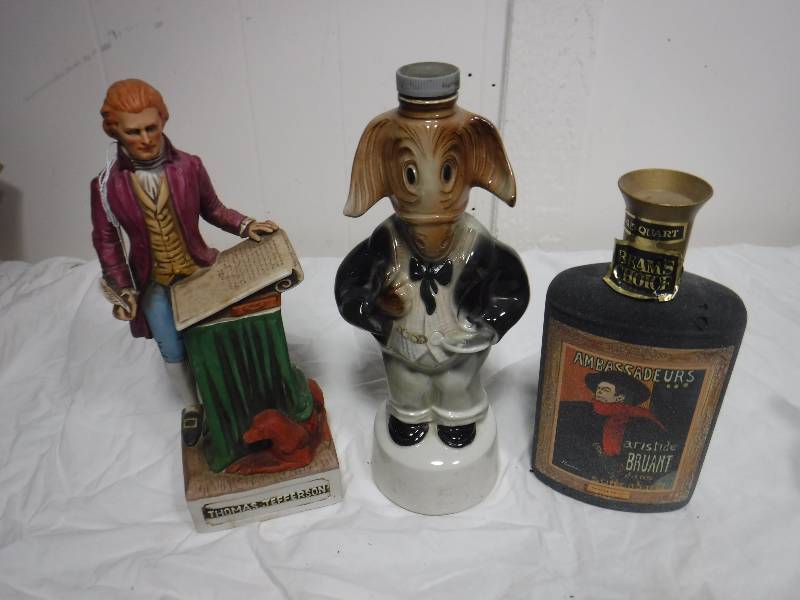 lot 3313 image: whisky decanters