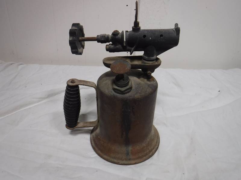 lot 3323 image: brass torch