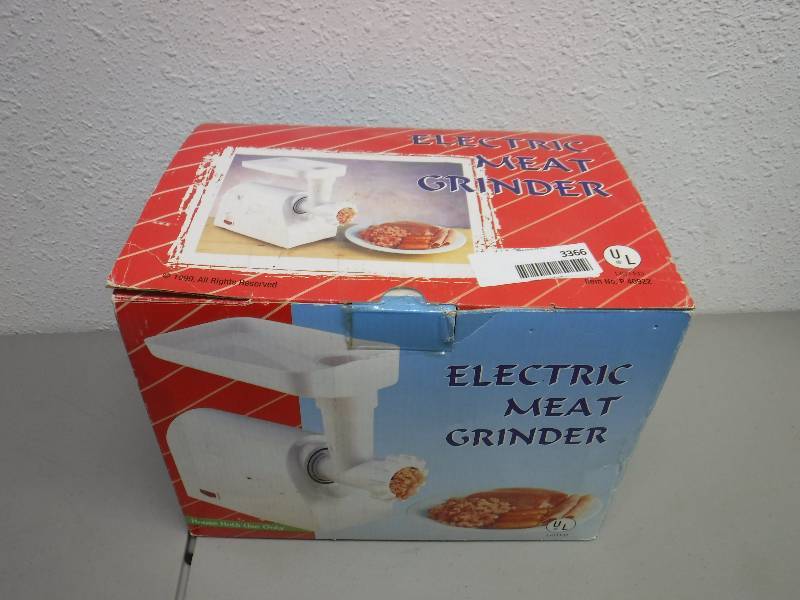 lot 3366 image: electric meat grinder