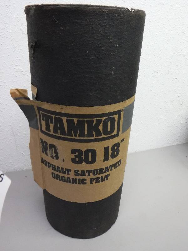 lot 3386 image: Tar paper