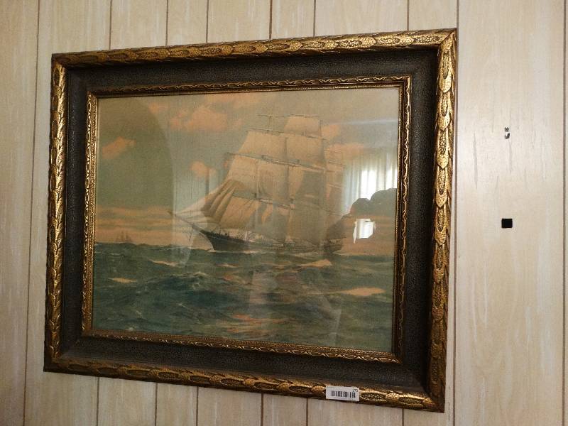 lot 272 image: Framed print- 1846-1852  The Tea Hitch by Sichmands