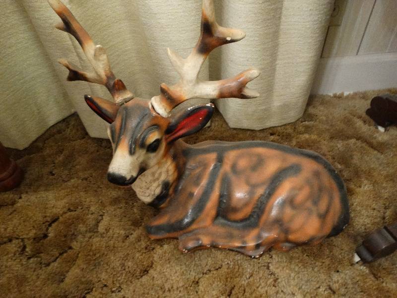 lot 293 image: Ceramic Buck statue