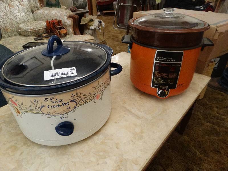 lot 308 image: 2 crock pots