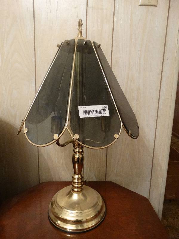 lot 320 image: Table top touch lamp