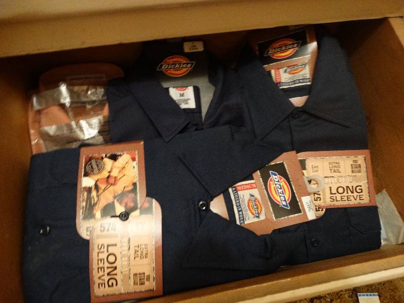 lot 333 image: Several new medium long sleeve Dickie shirts