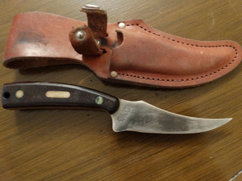 lot 342 image: Old Timer skinner knife w sheath