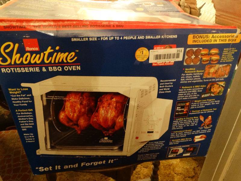 lot 351 image: Showtime rotisserie & BBQ oven