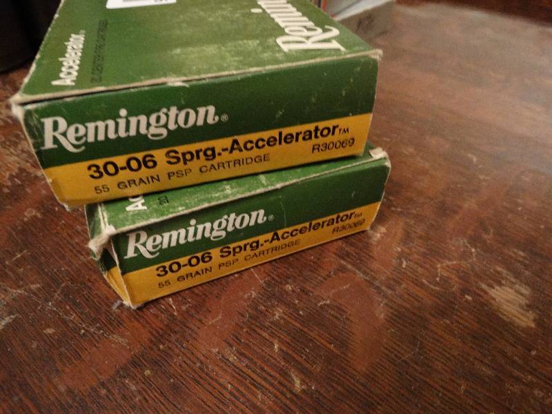 lot 396 image: 2 boxes of 20 rounds each of 30-06