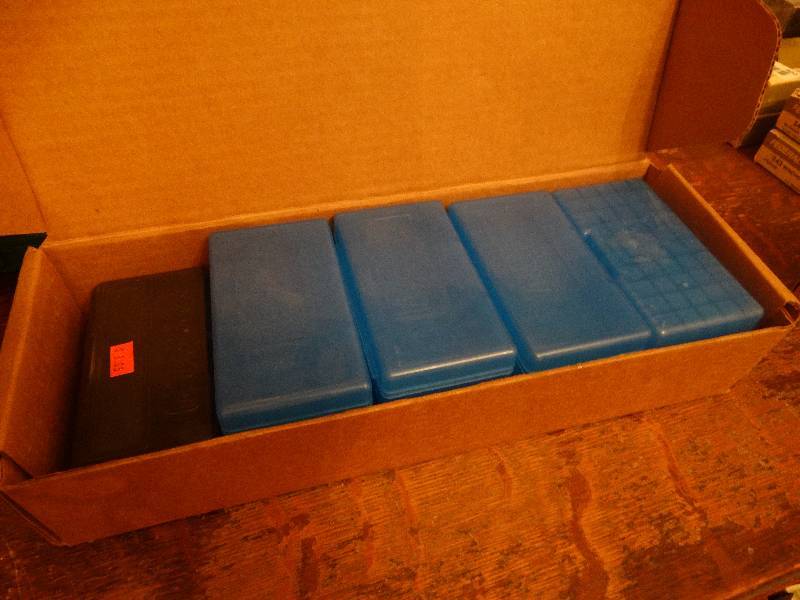 lot 405 image: 9 plastic ammo containers