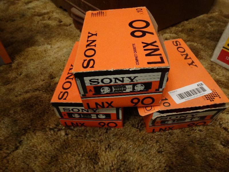 lot 458 image: Sony blank cassette tapes