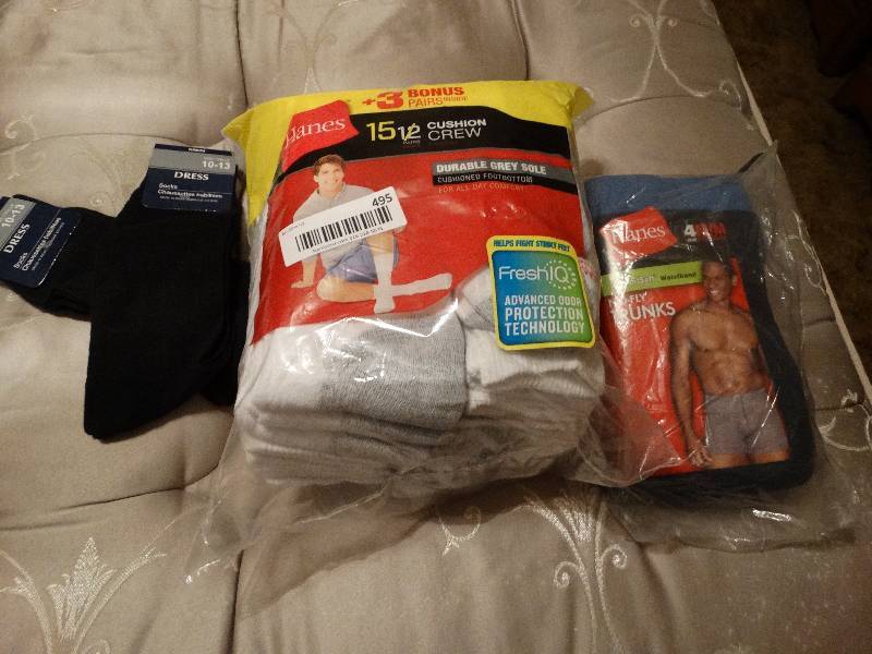 lot 495 image: New packages of trunks & socks