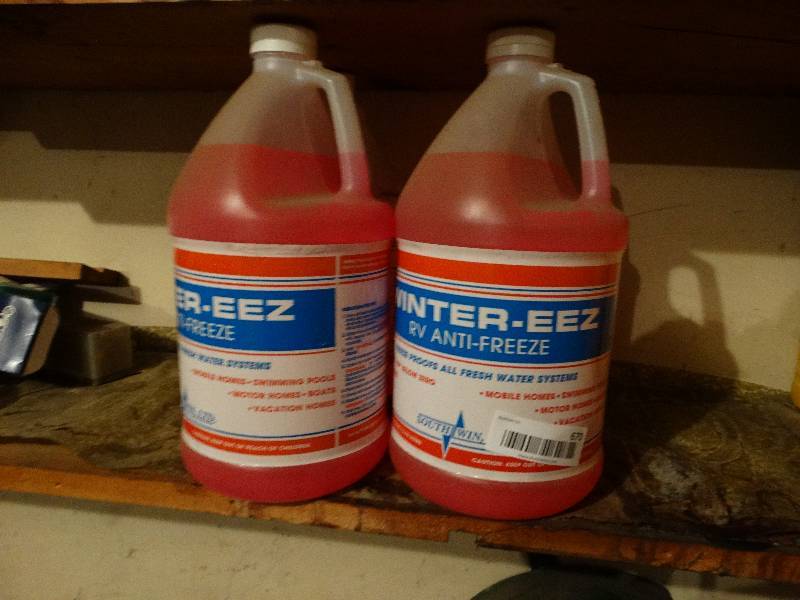 lot 670 image: 3 gallons of RV antifreeze