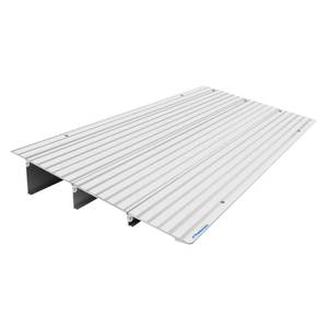 lot 5460 image: Ruedamann Threshold Ramp,3 Rise Modular Aluminum Entry Ramp,800 LBS Capacity,34 Wide Door Ramp for Wheelchairs, Scooters,Power Chairs,Non-Slip Mobility Wheelchair Ramp for Home Doorways