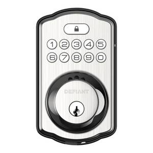 lot 5471 image: NEW DEFIANT Single Cylinder Keypad Deadbolt Matt