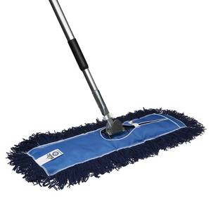 lot 5477 image: Nine Forty Residential  Commercial 36 Inch Janitorial USA Floor Dry Dust Mop Broom Set  Handle