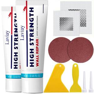 lot 6077 image: Laviay Drywall Repair Kit - 2 Pack Spackle Wall Repair with All The Bells and Whistles  Effortlessly Drywall Patch Kit & High Strength SmallLarge Hole Repair  Fast-Drying Wall Patch Repair Kit