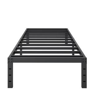 lot 9275 image: SHLAND Twin Bed Frames, 14 Inch High Metal Platform Bed Frame Mattress Foundation with Steel Slats Support, No Box Spring Needed, No Noise, Easy Assembly