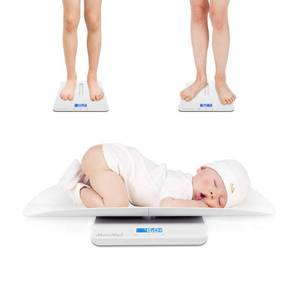 lot 9301 image: MomMed Baby Scale, Multi-Function Toddler Scale, Baby Scale Digital, Pet Scale, Infant Scale with Hold Function, Blue Backlight, Weight and Height Track