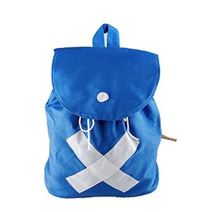 lot 10312 image: MIUNIKO Unisex Anime Cosplay Tony Chopper Blue Canvas School Backpack Shoulder Bag