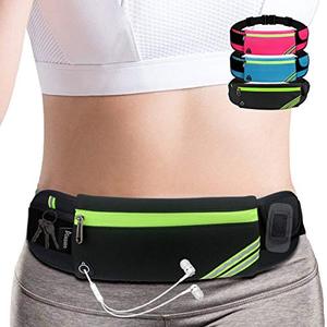 lot 10324 image: Slim Running Belt Fanny Pack,Waist Pack Bag for Hiking Cycling Workout,Reflective Runners Belt Jogging Pocket Belt,Travelling Money Phone Holder for Running