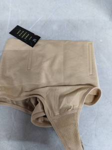 lot 10326 image: Womens Thong Shapewear Mid to High Waisted Shaper Thong WN0017(01#A Beige#mid Waisted Wire,Medium)
