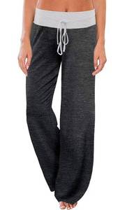 lot 10337 image: AMiERY Womens Cozy Lounge Pants Pajama Casual Loose Wide Leg Pants Yoga Sweatpants Comfy Sports Athletic Pants Gray XL