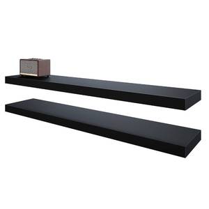 lot 7146 image: BAMEOS Floating Shelves,40 in W x 8in D Wall Mounted Wooden Shelves with Invisible Brackets Set of 2, Hanging Wall Shelves Decoration for Bedroom, Bathroom, Living Room and Kitchen