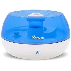 lot 7160 image: CRANE - 0.2 Gal. Personal Ultrasonic Cool Mist Humidifier - BlueWhite