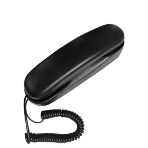 lot 8478 image: TelPal Trimline Corded Phone Black Slim Landline Corded Phone for Seniors DeskWall Mountable Telephone Home