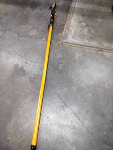 lot 9250 image: Fiskars PowerLever 1-18 in. Cut Capacity Steel Saw Blade 15 in. Fiberglass Pole 14 ft. Tree Pruner
