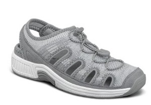 lot 9309 image: OrthOFeet Arch Booster Grey Sandals Womens Medium size 11.5