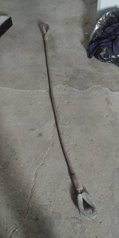 lot 6681 image: Heavy Duty 8 Rope Sling Tow Cable