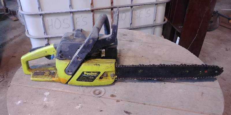 lot 6765 image: Poulan 3150 Chainsaw Needs Serviced