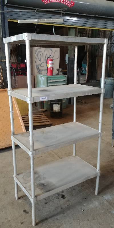 lot 6801 image: 4 Tier Shelf 36 x 20 x 72