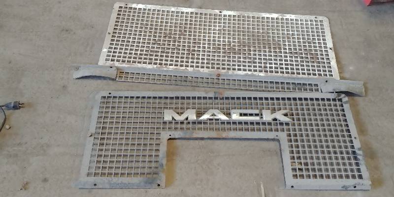 lot 6853 image: Mack Truck Grille or Man Cave Wall Art