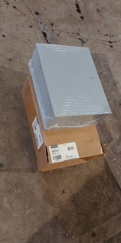 lot 6652 image: Hoffman A16N12ALP Enclosure NEMA 1 Hinged Cover 16 x 12 x 6.62