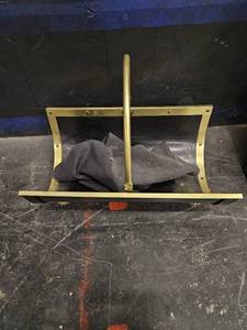 lot 119 image: Log holder for fireplace with unique feet