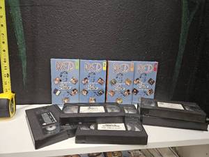 lot 176 image: Lot of VHS tapes, total of 9, 4 are the best of Red Skelton, the jungle book, little rascals, sister act, Rudolph, and Harry Potter and the sorcerers stone, 4 do not have cases