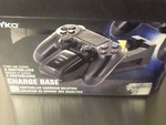 Two controller charger base for gaming system