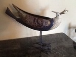 Metal decorative bird 12