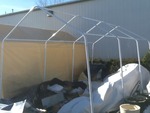 10' x 20' frame great to make carport shed just attach corrugated siding and you're in business will be a part ready for pick up