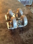 View heavy duty set of furniture dolly casters