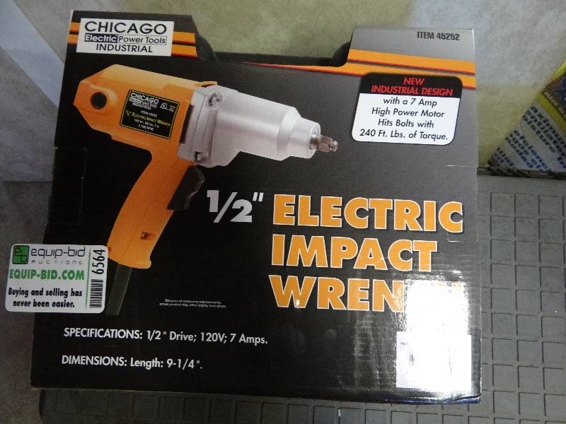 lot 6564 image: 12 Electric Impact Wrench