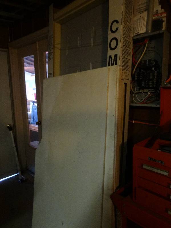 lot 6249 image: Door, Various Pcs. Of Paneling & Backerboard